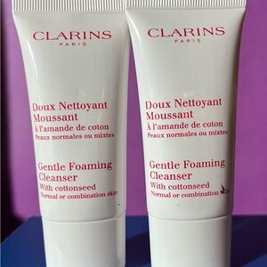 CLARINS Gentle Foaming Cleanser $8 each 2/$13